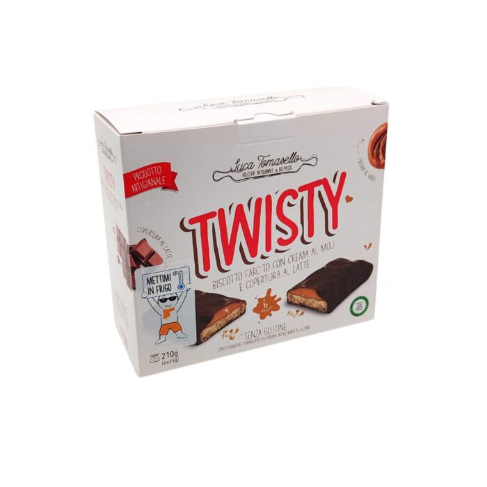 TWISTY BISCOTTO CREMA MOU 210G