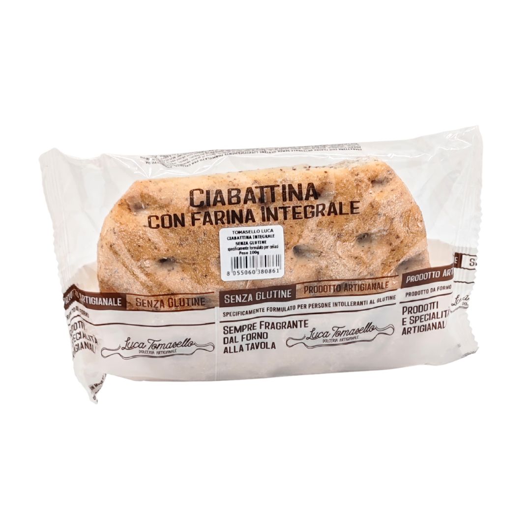 CIABATTINA INTEGRALE PANE 100G